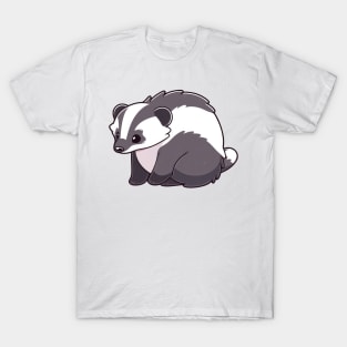 Cute black and white badger T-Shirt